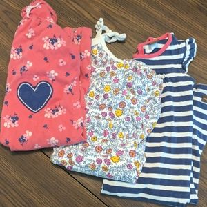 Lot of three rompers 12-18 months